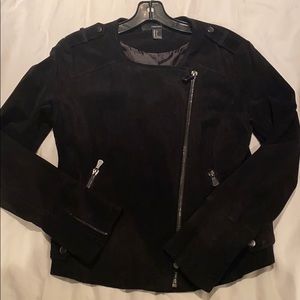 Forever 21 suede black Moto jacket